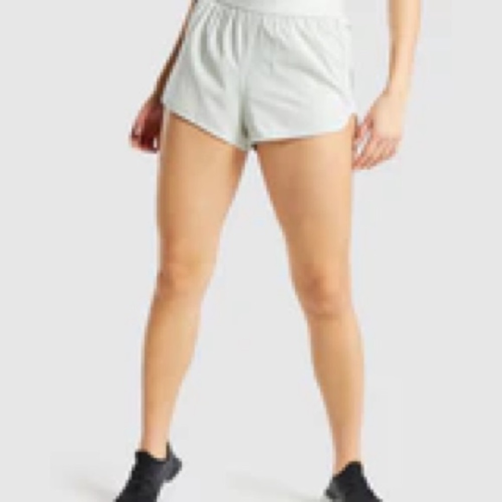 Gymshark Light Green Athletic Shorts
